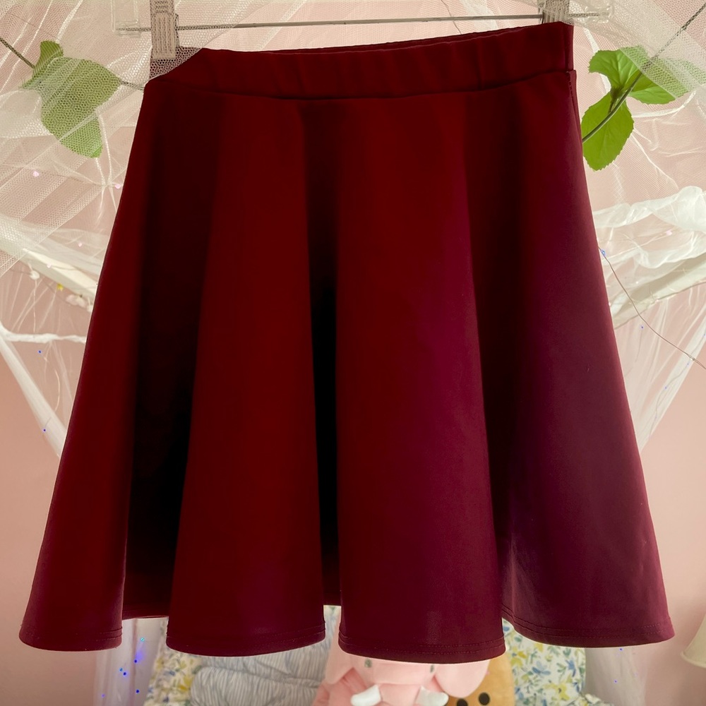✾frenchi Red Classic Skirt✾